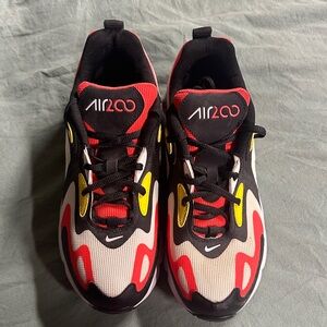 Nike Kids Sneakers - Air200 - Black, Red & Yellow Accents